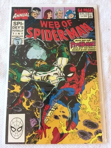 Web of Spider-Man #6 anual 1990 en estado bastante bueno+/casi nuevo Marvel Comics Group - Imagen 1 de 1