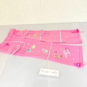 Pantalones Mezzo Piano Rosa 110 cm 43,30 pulgadas Lindo Personaje Mimi Popo Bolsillo Kawaii Raro - Imagen 1 de 24