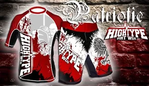 HighType Polska patriotischer Hautausschlagschutz MMA BJJ Fightwear Hightype Kompression - Bild 1 von 14