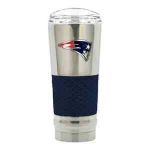 New England Patriots Chrome Tumbler 24 oz Vacuum Insulated Beverage Cup