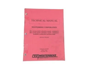 Westerbeke 036209 Edition Three Gasoline Generators Technical Service Manual - Picture 1 of 3