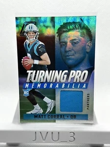 2022 PANINI ZENITH MATT CORRAL RC TURNING PRO MEMORABILIA Patch Jersey Panthers - Picture 1 of 2