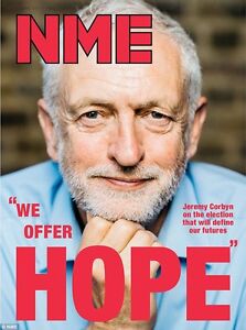 The NEW MUSICAL EXPRESS NME 2 JUNE 2017 Jeremy Corbyn Wonder Woman Front Cover 