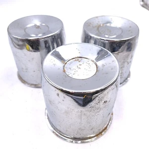 Gorilla HC211 Wheel Center Caps Silver Chrome Push Through 5.1" OD - Set of 3 - Picture 1 of 13