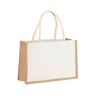 Burlap Jute Tote Shopping Bag Reusable Grocery Gift Storage Organizer Handbag