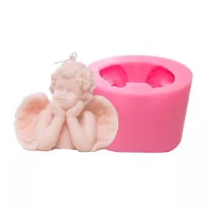 Silicone Angel Mould Mold Chocolate Fondant Sugarcraft Candle SoapDIY Clay Resin - Bild 1 von 3