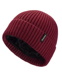 Beanie Hat for Men Women Warm Winter Knit Cuffed Beanie Soft Warm Ski Hats Un... - Picture 1 of 7