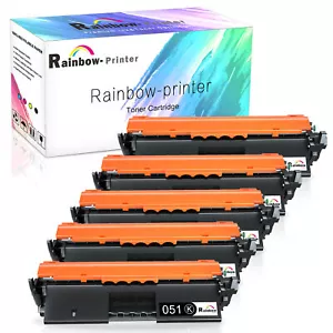 5x 051 CRG-051 Toner Cartridge for Canon imageCLASS LBP162dw MF267dw MF269dw - Picture 1 of 4