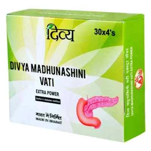 Divya Madhunashini Vati Extra Power 120 Tabs für den Blutzuckerspiegel - Bild 1 von 4