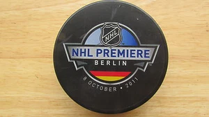 2011 NHL Premiere Berlin Souvenir Puck - Picture 1 of 2