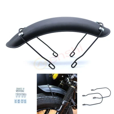 Черная защита переднего крыла мотоцикла ретро GN125 GN250 брызговик - Изображение 1 из 4