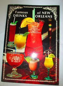 Famous Drinks Of New Orleans By Express Publishing Co. 32 Pages of Drink Recipes - Picture 1 of 4