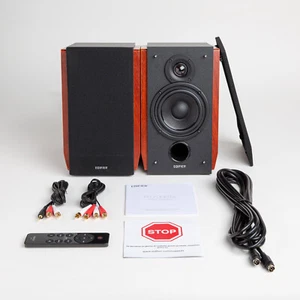 Edifier R1700BTs Bluetooth Active Bookshelf Speakers - Certified Refurbished - Picture 1 of 6