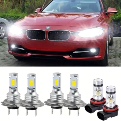 Combo faros antiniebla LED 6000K para BMW 323i 2006-2011 328i 2007-2016 Foto 1 de 4