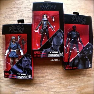 STAR WARS 6" Black Series JYN ERSO CASSIAN ANDOR K-2SO #22 #23 #24 ROGUE ONE set - Imagen 1 de 12