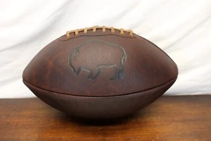 💥 seltener ORVIS Authentic American BISON Leder FUSSBALL Made in USA 💥 - Bild 1 von 9