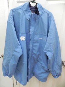 NIKE S CAROLINA 90'S XL BLUE WINDBREAKER FULL ZIP POLYESTER - Picture 1 of 17