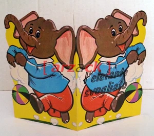 L'Elefante Svogliato COLLANA I GRANELLINI edizioni Malipiero 1969 libro sagomato - Picture 1 of 1