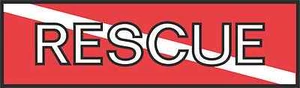 (Pack of 3) Dive Rescue Team Decal / Sticker 200-73 - Picture 1 of 1