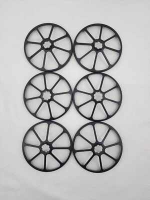 Набор из 6 черных подставок для основания Quercetti Skyrail Marble Run Rollercoaster 4 дюйма - Изображение 1 из 3