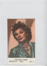 1953 Dutch Gum Serie D Lucille Ball #1 0f3