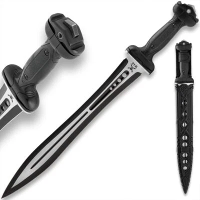 Espada y vaina Gladius M48, hoja de acero inoxidable 7Cr13, funda de cinturón Vortec Foto 1 de 4