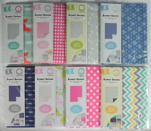 Jo-Ann "Land of Whimzie" Flannel Backing Fabric, 32"x42", 8 Versions 100% Cotton - Picture 1 of 9