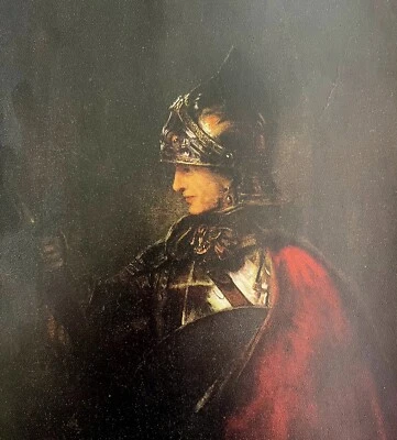 Rembrandt 1944 Mars God Of War Color Plate Phaidon Mythology Art Print DWU10 - Image 1 of 2