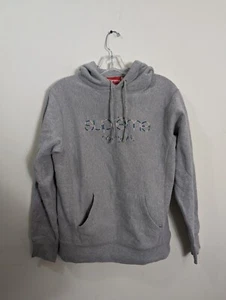 Supreme Men's Multi Color New York Classic Logo Hoodie Cotton Grey Size Small - Picture 1 of 7
