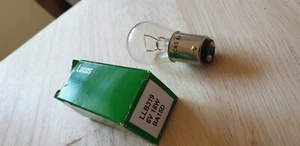6v 18w (también 21w) bombilla globo LLB319 vintage indicador de niebla inverso 6 voltios glb319 - Imagen 1 de 1