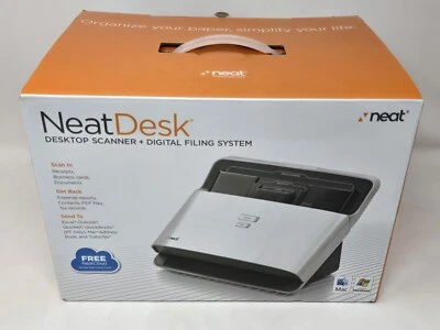 Neat Desk ND-1000 Desktop Scanner & Digital Filing System, Black - Open Box - Image 1 of 4
