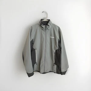 Patagonia Common Threads Jacket Polartec Full Zip Grey Large Twitter Logo RARE - Picture 1 of 9