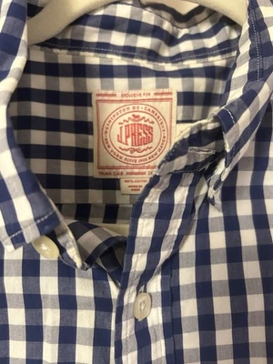 J. Press  Shirt Mens Large Mashburn Sid Millar Peter - Image 1 of 4