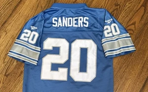 Reebok~Vintage Collection~Detroit Lions #20 Barry Sanders NFL Youth L (14-16) - Picture 1 of 12