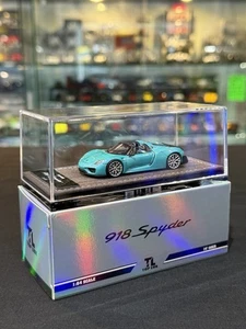 TOP LUX 1/64 Porsche 918 Spyder (Blue) Resin Model - Picture 1 of 5