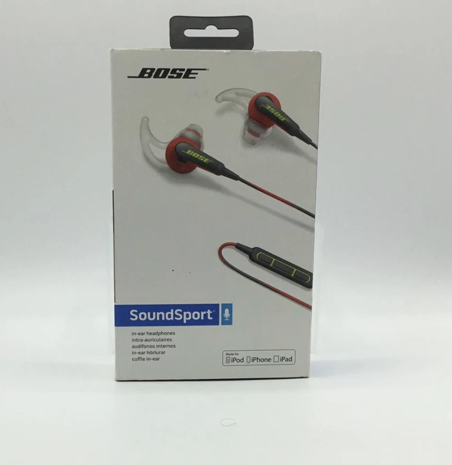 SoundSport SiE2i In-ear Wired Headphones - Apple - Power Red (741776-0040) - Image 1 of 1