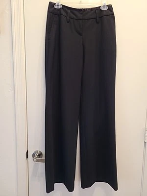 Body By Victorias Secret Wide Leg 33 " Long Pants Black Size 4 The Marisa Fit    - Image 1 of 4