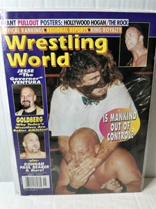Wrestling World May 1999 Mankind Steve Austin WWF The Rock Goldberg WCW - Imagen 1 de 6