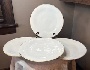 3er Set Maioliche Jessica Essteller Hergestellt in Italien, Weiß & Braun 11" EUC - Bild 1 von 9