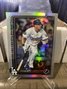 2025 Topps Series 1 Tommy Edman Rainbow Foil Los Angeles Dodgers #214 NM Free Sh - Picture 1 of 7