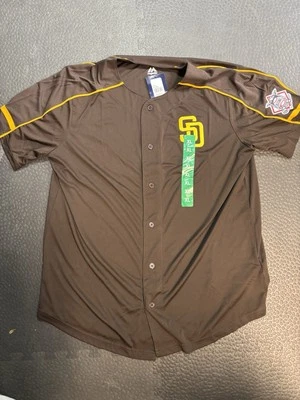 Camiseta San Diego Padres Rara NL Patch Tamanho XL NOVA COM ETIQUETAS MLB ⚾️⚾️⚾️ - Imagem 1 de 2