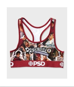 PSD Degrassi Jimmy Faces Drake Sport-BH Größe Large Neu im Paket - Bild 1 von 7