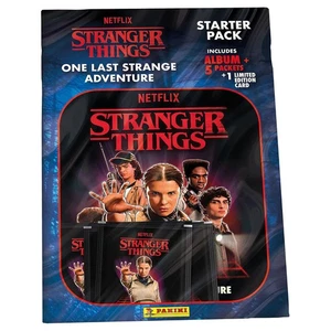 Stranger Things One Last Strange Adventure Sticker Collection Starter Pack - Picture 1 of 3