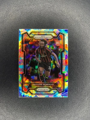 2023-24 Panini Prizm Premier League Antoine Semenyo SILVER CRACKED ICE #237 RC - Image 1 of 2