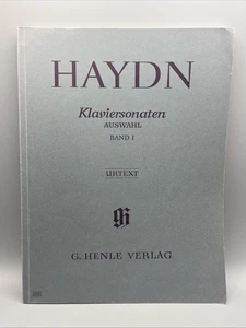 Haydn Klaviersonaten Auswahl Band 1 Haydn Piano Sonatas Urtext Verlag - Picture 1 of 4
