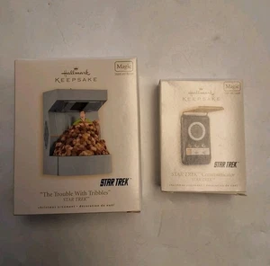 Adornos de Star Trek El Problema con Tribbles y Comunicador Star Trek - Imagen 1 de 7