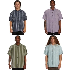 Camisa Billabong Para Hombres Sunday Jacquard Manga Corta Informal Cuello - Imagen 1 de 9