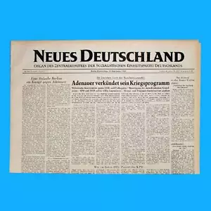 DDR Nuova Germania novembre 1950 compleanno matrimonio 74. 75. 76. 77. 78. SED - Foto 1 di 1