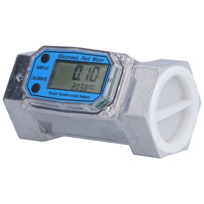  Meter Electronic Digital Fuel Liquid Water Gas Oil meter 2in - Image 1 of 4
