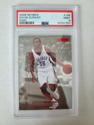 Kevin Durant Skybox Ruby SP 2008-09 ¡PSA 9 #8/50! CUBIERTA SUPERIOR 2º AÑO! Foto 1 de 4